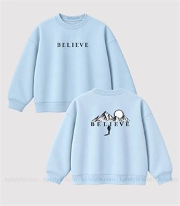 دورس باکسی یونیسکس طرح Believe کد 1652