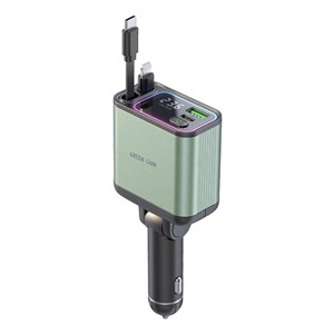 شارژر فندکی گرین لاین مدل GNRCC90WGN توان 90 وات