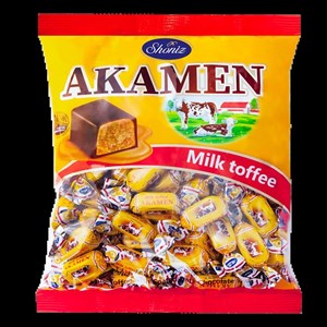 تافی شیری با روکش کاکائو آکامن شونیز - 500 گرم