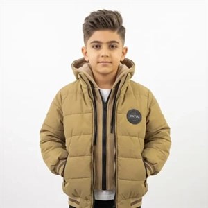کاپشن پسرانه برزنتی نسکافه ای پاییزه و زمستانه