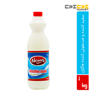 مایع سفید کننده و ضد عفونی کننده هگزان مدل White حجم 1000 میلی لیتر