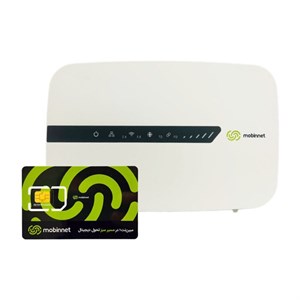 مودم 4G/4.5G مبین نت مدل MN6500Q به همراه سیم کارت 360 درجه مبین نت با 100 گیگابایت اینترنت شش ماهه