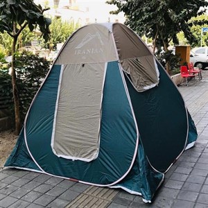 چادر مسافرتی 8 نفره مدل فنری جنس برنو سفارشی دوز با ارتفاع بلند و کف ضخیم کد2
