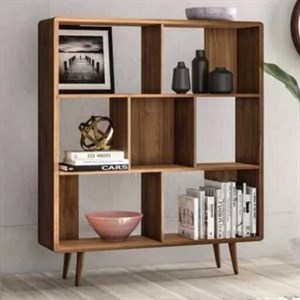 قفسه کتاب و دکوری ام دی اف کد B14 ارسال رایگان مبلمان نوراس مدل 14105980