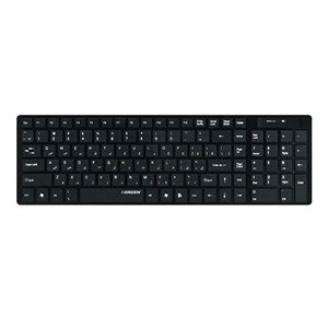 کیبورد بی‌سیم و باریک گرین Green GK-101W Wireless Ultra Slim Keyboard