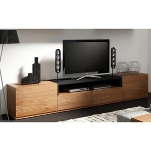 میز تلویزیون مدل wallnut black 200 مبلمان دیرا مدل 12122090