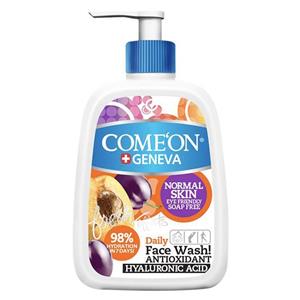 ژل شستشوی صورت کامان مخصوص پوست های نرمال 500 میلی لیتر Comeon Normal Skin Face Wash 