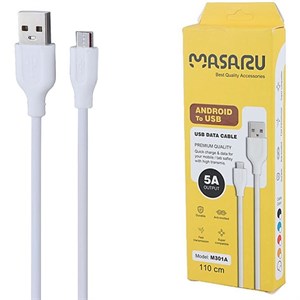 کابل تبدیل USB به microUSB ماسارو مدل M301A طول 1.1متر