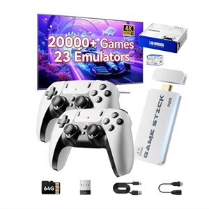 کنسول بازی مدل game stick 4K PRO کنسول گیم استیک پرو طرح ps5
