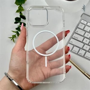 قاب گوشی iPhone 16 Pro Max آیفون Magnetic Case شفاف اورجینال