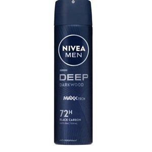 اسپری ضد تعریق مردانه نیوآ مدل DEEP Darkwood ماندگاری 72 ساعته 150ml