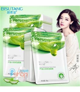 ماسک صورت هیدراته و مغذی پوست آلوئه ورا بیسوتان BISUTANC ALOE MOISTURIZING FACIAL MASK 