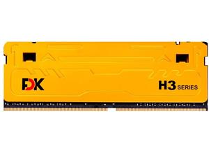 رم کامپیوتر دوکاناله اف دی کی سری اچ 3 با فرکانس 3200 مگاهرتز حافظه 8 گیگابایت FDK H3 DDR4 8GB 3200MHz Dual Channel Desktop RAM 