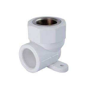 زانو یکسر بوشن فلزی دیواری اتویی آذین 1/2*20