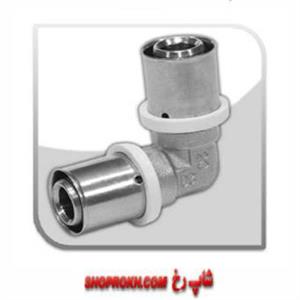 زانو 90 درجه پرسی نمره 16*16 نیوپایپ