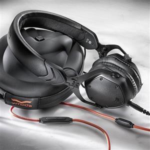 V-MODA XS On-Ear Folding Design Noise-Isolating Metal Headphone 