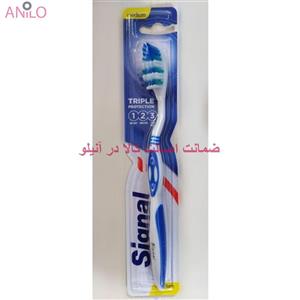 مسواک سیگنال متوسط مدل تریپل پروتکشن مسواک سیگنال مدل Triple protection 123