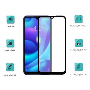 گلس فول چسب ضد ضربه شیائومی MI play Xiaomi Mi Play full Glue Glass Screen Protector