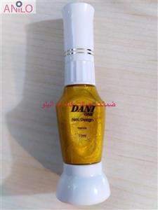 لاک طراحی ناخن دنی وان رنگ طلایی تیره