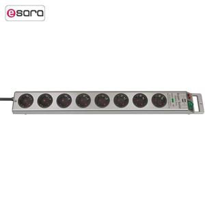 چند راهی برق و محافظ برننشتول مدل 1153340318 Brennenstuhl 1153340318 Power Strip With Surge Protector