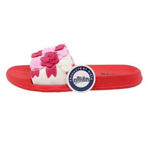 دمپایی دخترانه نیکتا مدل K1-497-3gol-RD