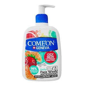 ژل شستشوی صورت کامان مخصوص پوست های چرب 500 میلی لیتر Comeon OILY  Skin Face Wash