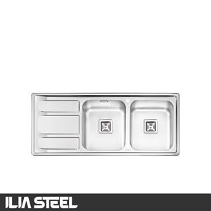 سینک ظرفشویی ایلیا استیل iliasteel مدل 2068 توکار