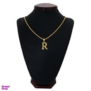 گردنبند مردانه طرح حرف R کد h020