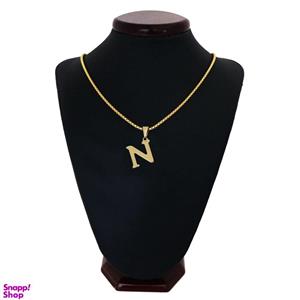 گردنبند مردانه طرح حرف N کد h011