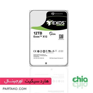 هارد دیسک اینترنال سیگیت مدل Exos ST12000NM0008 ظرفیت ترابایت Seagate Internal Hard Drive 12TB 