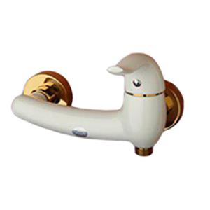 شیر توالت راسان مدل اکتاو سفید طلایی