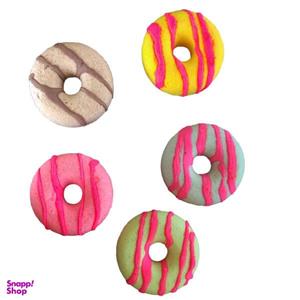 کوکتل نمک حمام مدل Doughnut وزن 500 گرم بسته 5 عددی