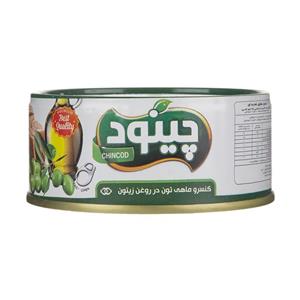 کنسرو ماهی تن در روغن زیتون چینود وزن 150 گرم Chinood Light Meat Tuna In Olive Oil 150 gr