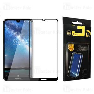 گلس نوکیا full glue glass nokia 3.2 تمام صفحه و چسب Nokia Full Cover Glass Screen Protector 