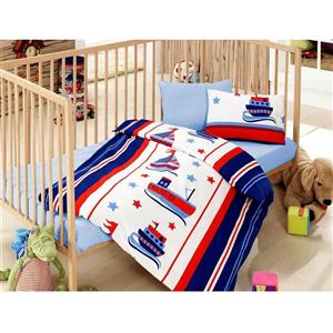 سرویس خواب 4 تکه کودک کاتن باکس مدل Sailor