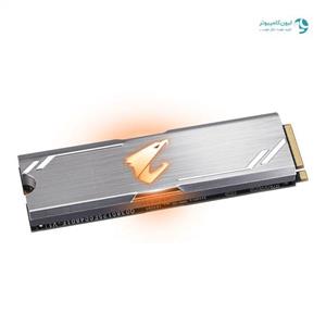 حافظه اس اس دی M.2 2280 گیگابایت مدل GP-ASM2NE2512GTTDR با ظرفیت 512 گیگابایت GigaByte GP-ASM2NE2512GTTDR 512GB  AORUS RGB M.2 NVMe PCI-E 3.0 x4 SSD Drive