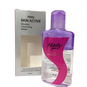 محلول پاک کننده آرایشی 2 فاز هایلی Skin active haily