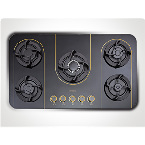 گاز رومیزی 5شعله شیشه ای مارلینو مدل M26