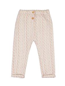 شلوار نخی طرح دار نوزادی دخترانه - مانگو Baby Girl Cotton Patterned Pants - Mango