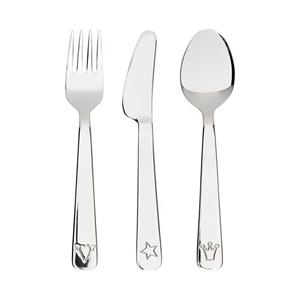 قاشق چنگال و کارد کودک ایکیا مدل FABLER بسته 3 تایی