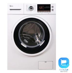 ماشین لباسشویی درب از جلو میدیا سفید. مدل WU-24802W  Midea WU-24802 Washing Machine 8 Kg