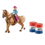 فیگور اشلایش مدل Barrel Racing with Cowgirl