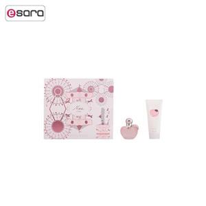 ست ادو تویلت زنانه نینا ریچی مدل L'Eau حجم 50 میلی لیتر Nina Ricci Le Eau Eau De Toilette Gift Set For Women 50ml