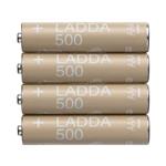 باتری قلمی قابل شارژ ایکیا مدل LADDA ظرفیت 500 میلی آمپر کد محصول : 303.038.83