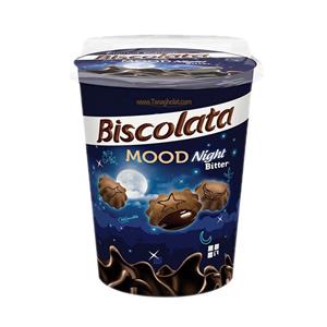 بیسکویت لیوانی مغز دار شکلاتی بیسکولاتا biscolata mood night 