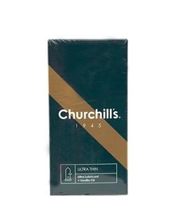 کاندوم فرم کلاسیک با اسانس وانیل و ضخامت خیلی نازک روان کننده دابل 12 عددی چرچیلز Churchills Slippery Slide Condoms 12pcs 