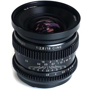 لنزهای سینمایی SLR Magic 18mm f/2.8 Full Frame Cine Lens (Sony E Mount) 