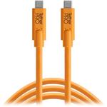 کابل  Tether Tools TetherPro USB Type-C Male to USB Type-C Male Cable (15', Orange):CUC15-ORG