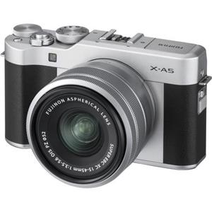 کیت دوربین بدون اینه فوجی فیلم FUJIFILM X A5 Mirrorless Digital Camera with 15 45mm Lens Silver 