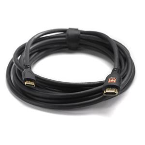 کابل اچ دی ام آی  Tether Tools TetherPro Mini HDMI Male (Type C) to HDMI Male (Type A) Cable - 15' (Black) TPHDCA15